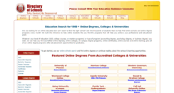 Desktop Screenshot of directoryofschools.com